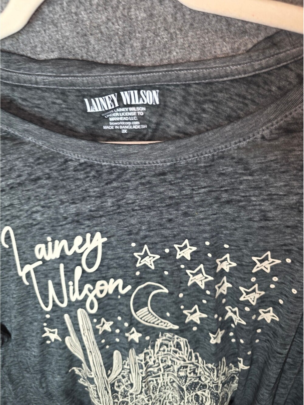 Lainey Wilson Hill Bottom Country Graphic T-Shirt Size 2X